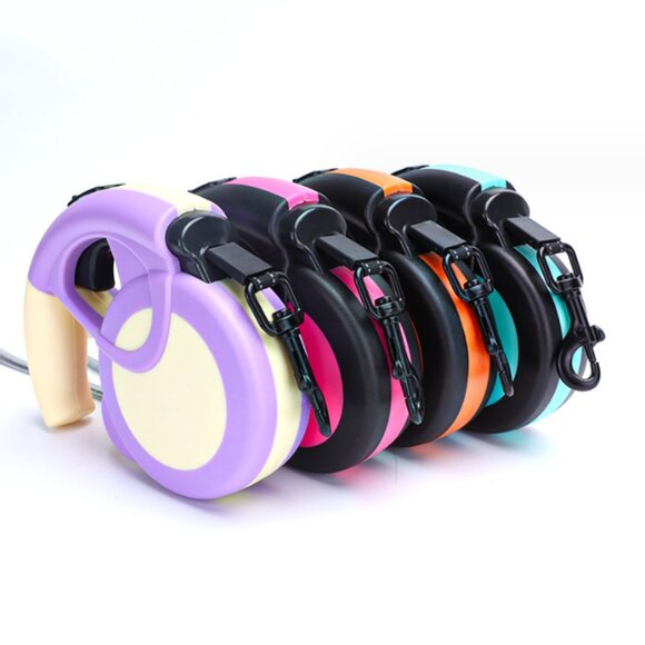 Automatic Retractable Pet Leash – Durable Nylon, 16 ft Rope, One-Handed Braking - Picture 11 of 13